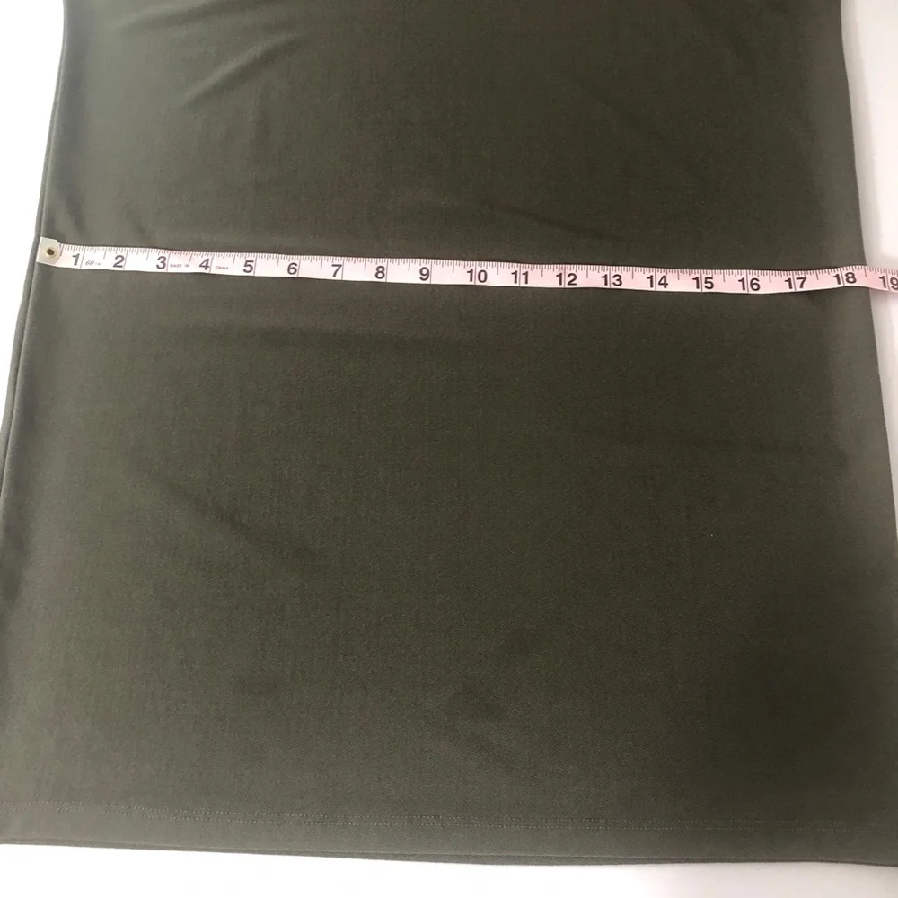 Leith Green Mini Shift Dress Size XS - Picture 8 of 11